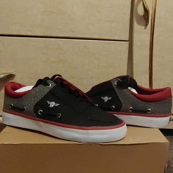 CREATIVE RECREATION LUCHESE (CHARCOAL / GREY / red 🖤🖤🖤🖤 - Picture 2 of 4